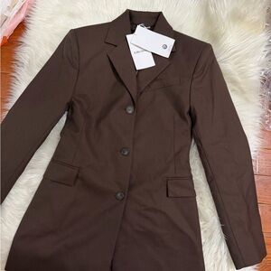 & Other Stories Dark Brown Blazer